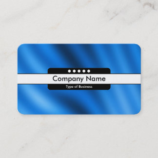 Tarjeta De Visita Banda central 5 puntos - Gradiente índigo