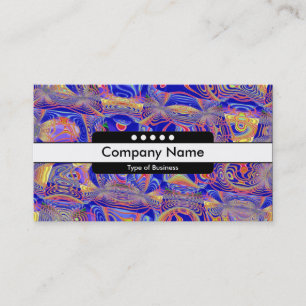 Tarjeta De Visita Banda central 5 puntos - Resumen fractal 061012a