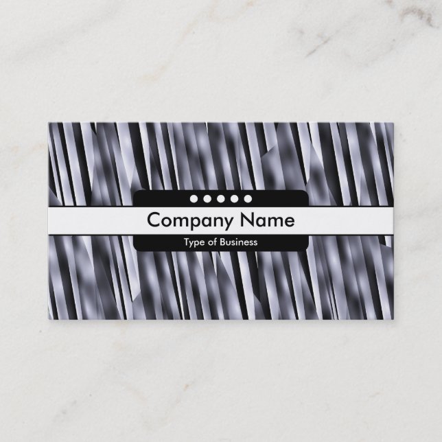 Tarjeta De Visita Banda central 5 puntos - Rock espacial (Anverso)