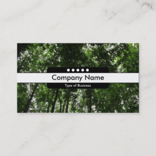 Tarjeta De Visita Banda central 5 puntos - Tapa de bosques