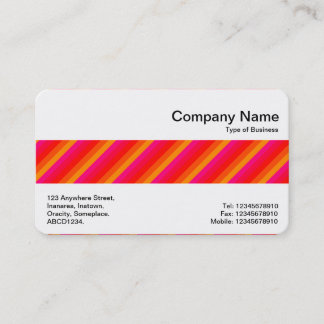 Tarjeta De Visita Banda central - Bandas de color