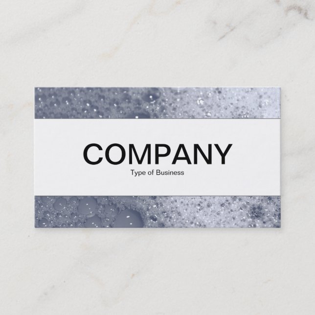 Tarjeta De Visita Banda central - Bolas de jabón 03 (Anverso)