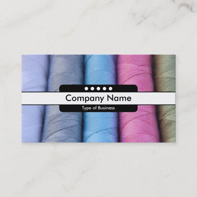 Tarjeta De Visita Banda central de 5 puntos - Reels of Cotton (Anverso)