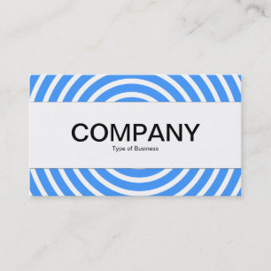 Tarjeta De Visita Banda central - Espiral - Azul y Blanco bebé