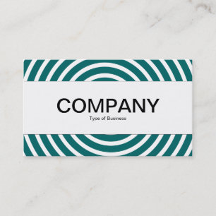 Tarjeta De Visita Banda central - Espiral - Moss Verde y Blanco