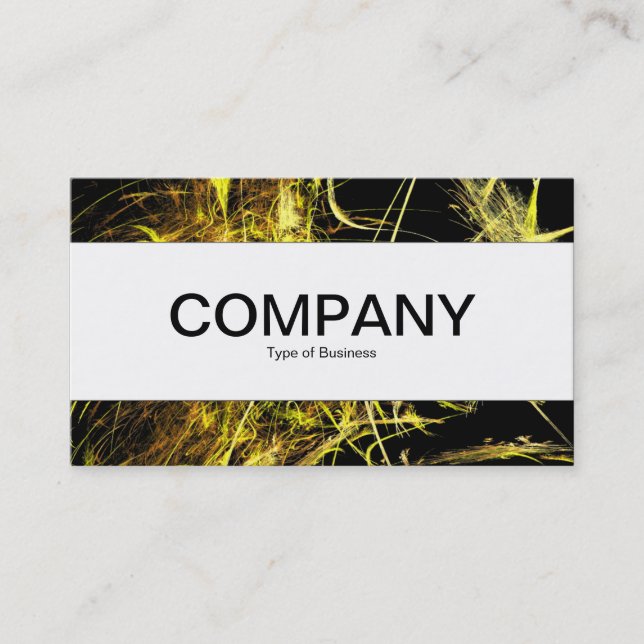 Tarjeta De Visita Banda central - Flame fractal 02 (Anverso)