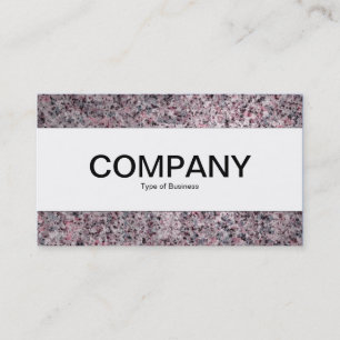 Tarjeta De Visita Banda central - Granito cálido