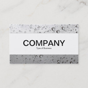 Tarjeta De Visita Banda central - Lluvia en mi ventana 02