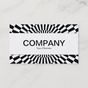 Tarjeta De Visita Banda central - Op Art 01