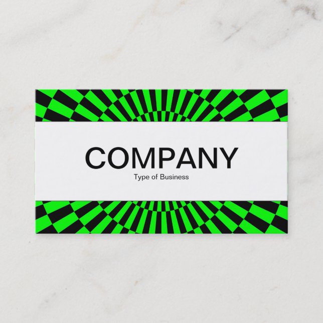 Tarjeta De Visita Banda central - Op Art 02 (Anverso)