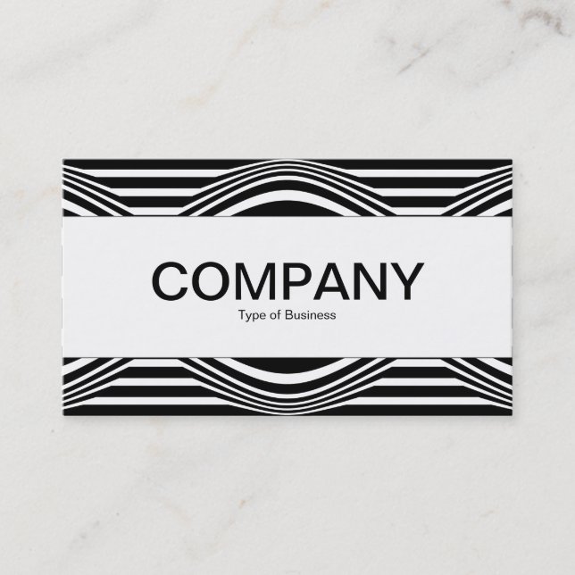 Tarjeta De Visita Banda central - Op Art II (Anverso)