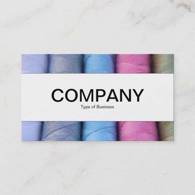 Tarjeta De Visita Banda central - Reels of Cotton (Anverso)