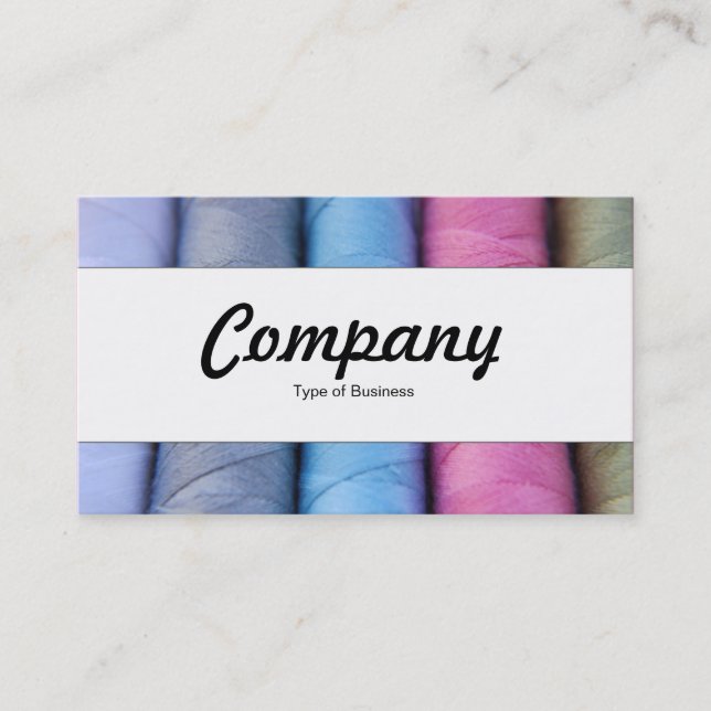 Tarjeta De Visita Banda central - Reels of Cotton (Anverso)