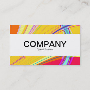 Tarjeta De Visita Banda central - Resumen fractal 061012e