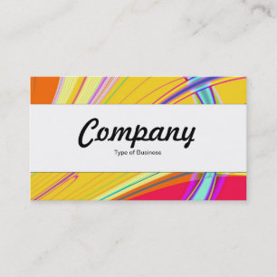 Tarjeta De Visita Banda central - Resumen fractal 061012e