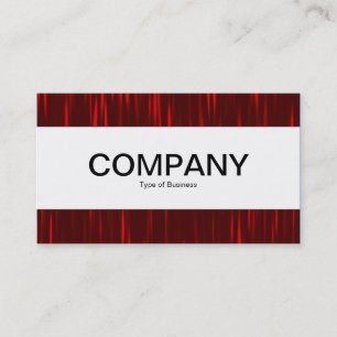 Tarjeta De Visita Banda central - Streets rojos