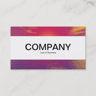 Tarjeta De Visita Banda central - Sunrise Sunset