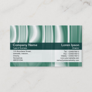 Tarjeta De Visita Banda de color - Verde Dk - Textura 21
