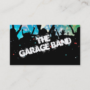 Tarjeta De Visita Banda de Garage de Rick And Roll