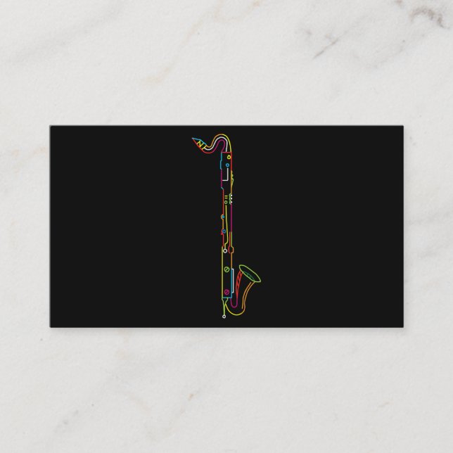 Tarjeta De Visita Banda de Marcha Bass Clarinet Appartal (Anverso)