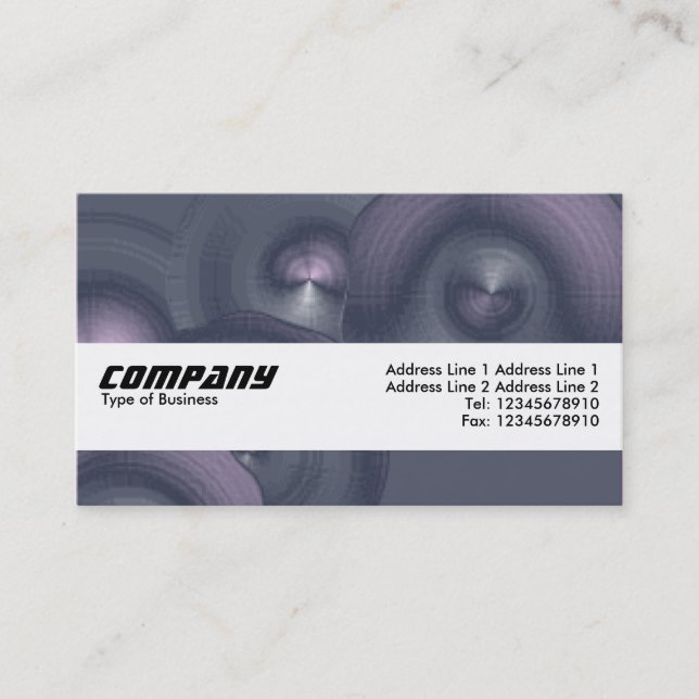 Tarjeta De Visita Banda de textura - Cimbalismo (Anverso)