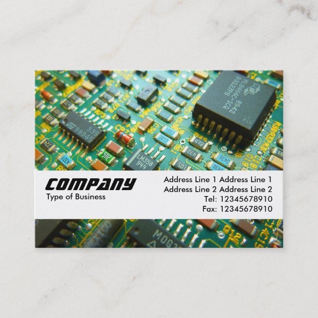 Tarjeta De Visita Banda de textura - Circunstancia (Anverso)