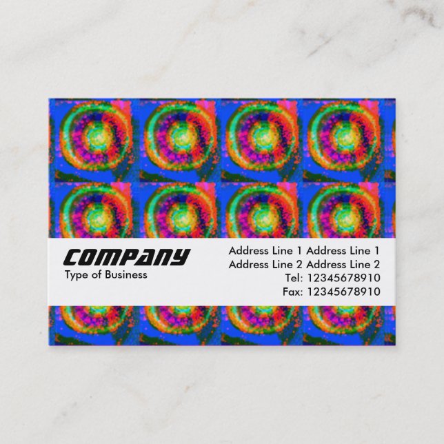 Tarjeta De Visita Banda de textura - Dicen que el sol canta (Anverso)