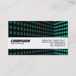 Tarjeta De Visita Banda de textura - Esquina de tono - Aqua