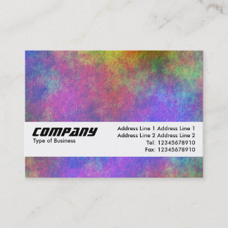 Tarjeta De Visita Banda de textura - Fondo marino colorido