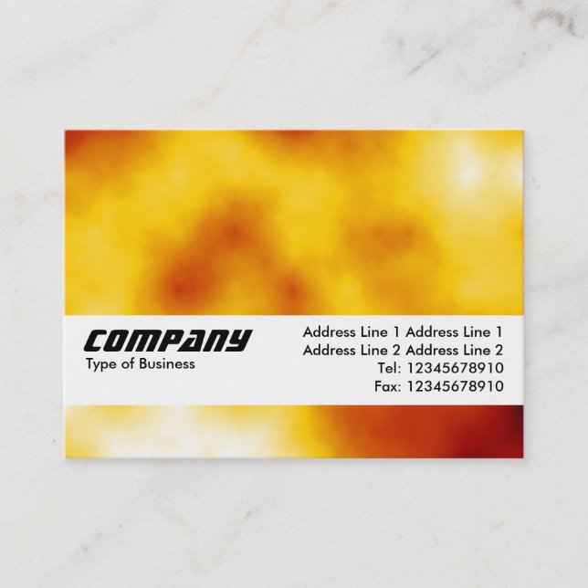 Tarjeta De Visita Banda de textura - llamarada solar (Anverso)