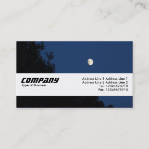 Tarjeta De Visita Banda de textura - Noche de verano