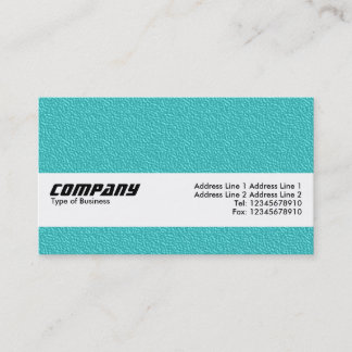Tarjeta De Visita Banda de textura - Textura Grabado en relieve cian