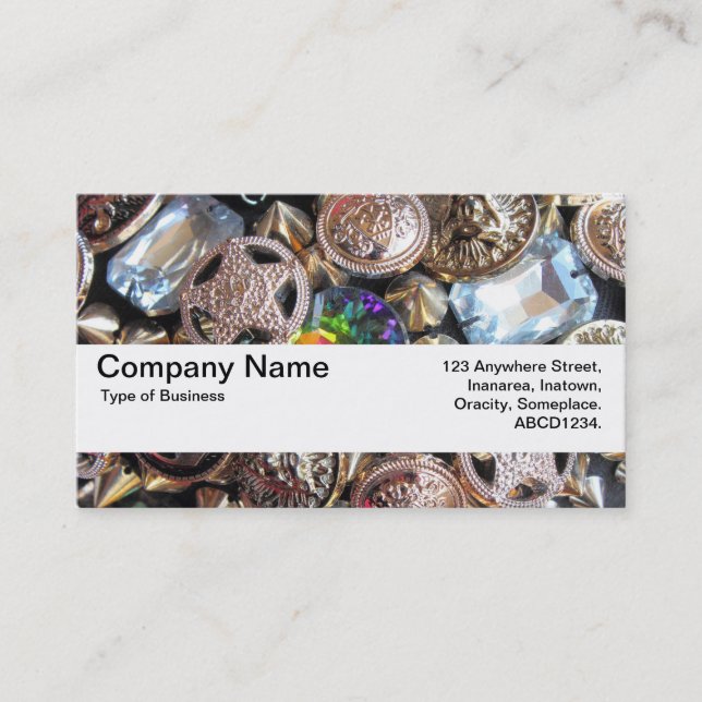 Tarjeta De Visita Banda de textura V2 - Flagelación en el mercado de (Anverso)