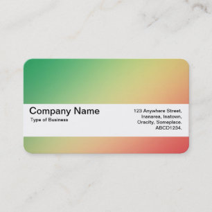 Tarjeta De Visita Banda de textura V2 - Grado de gradiente, amarillo