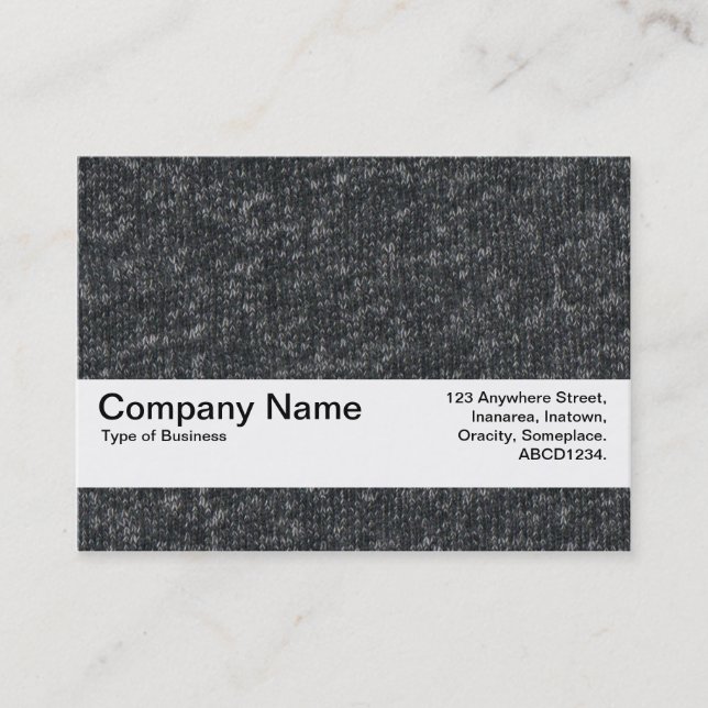 Tarjeta De Visita Banda de textura V2 - Lana fina 02 (Anverso)