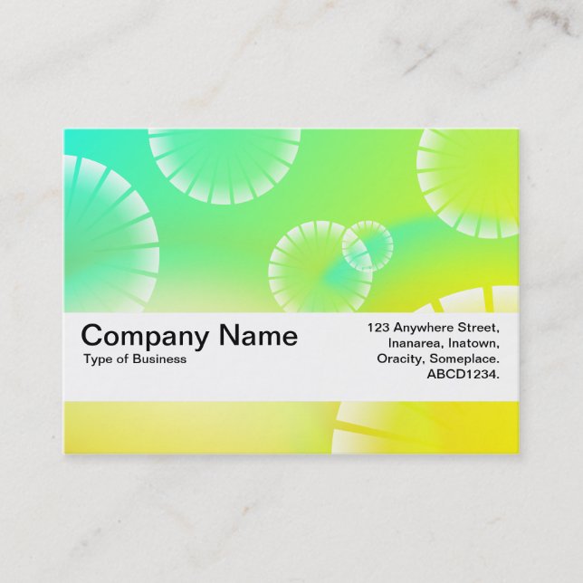 Tarjeta De Visita Banda de textura V2 - Resumen 01 (Anverso)