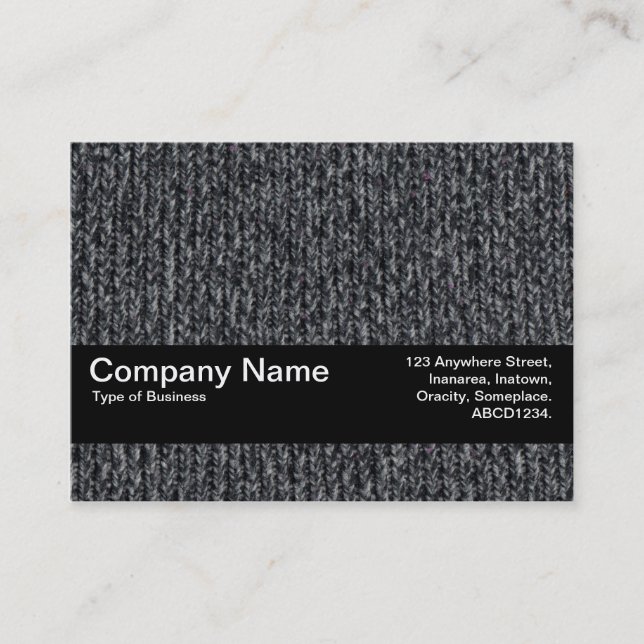 Tarjeta De Visita Banda de textura V2 - Salto de madera 02 (Anverso)