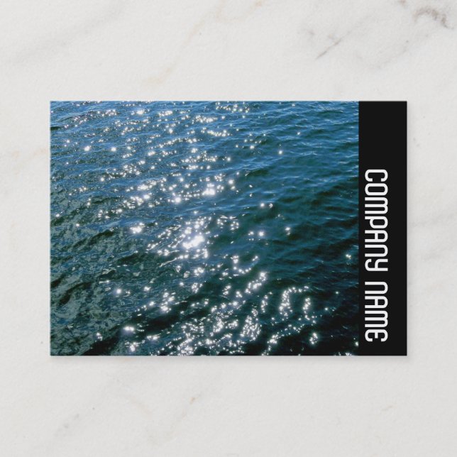 Tarjeta De Visita Banda lateral - Agua espumosa (Anverso)