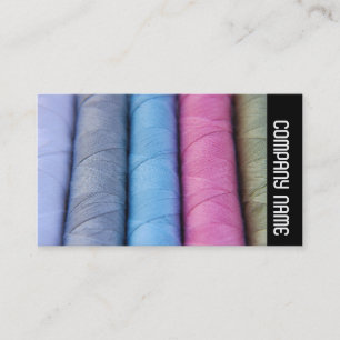 Tarjeta De Visita Banda lateral - Anillos de algodón