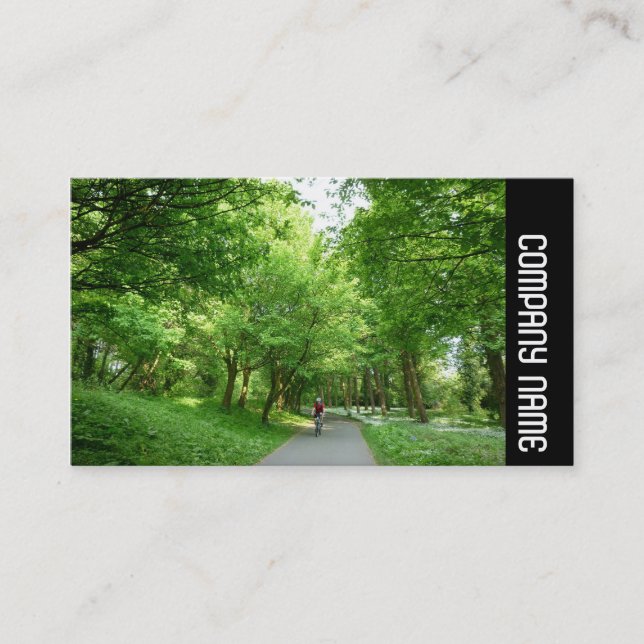 Tarjeta De Visita Banda lateral - Camino de ciclo (Anverso)