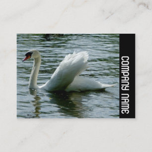 Tarjeta De Visita Banda Lateral - Cisne