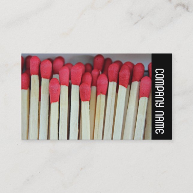 Tarjeta De Visita Banda lateral - Coincidencias (Anverso)