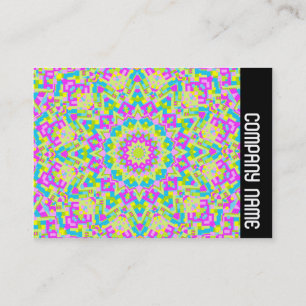 Tarjeta De Visita Banda lateral - Colorido caleidoscopio 07