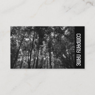 Tarjeta De Visita Banda lateral - Cubierta Woodland 02 BW