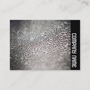 Tarjeta De Visita Banda lateral - Droplets de agua en vidrio 02