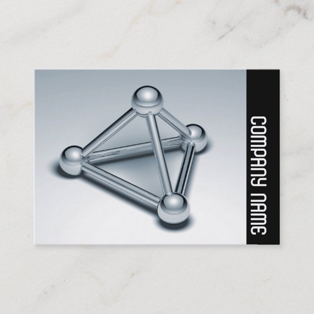 Tarjeta De Visita Banda lateral - Esferas conectadas (Anverso)