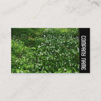 Tarjeta De Visita Banda lateral - Flores de bosque