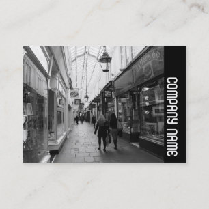Tarjeta De Visita Banda lateral - galería comercial