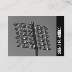 Tarjeta De Visita Banda lateral - Luces de inundación (B&W)