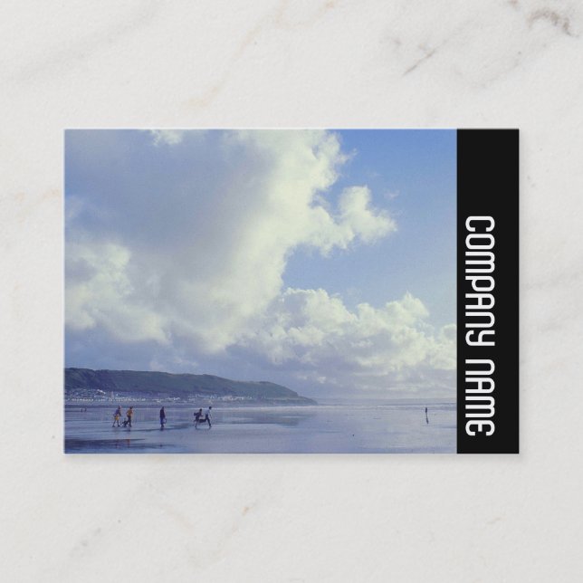 Tarjeta De Visita Banda lateral - Mar (Anverso)